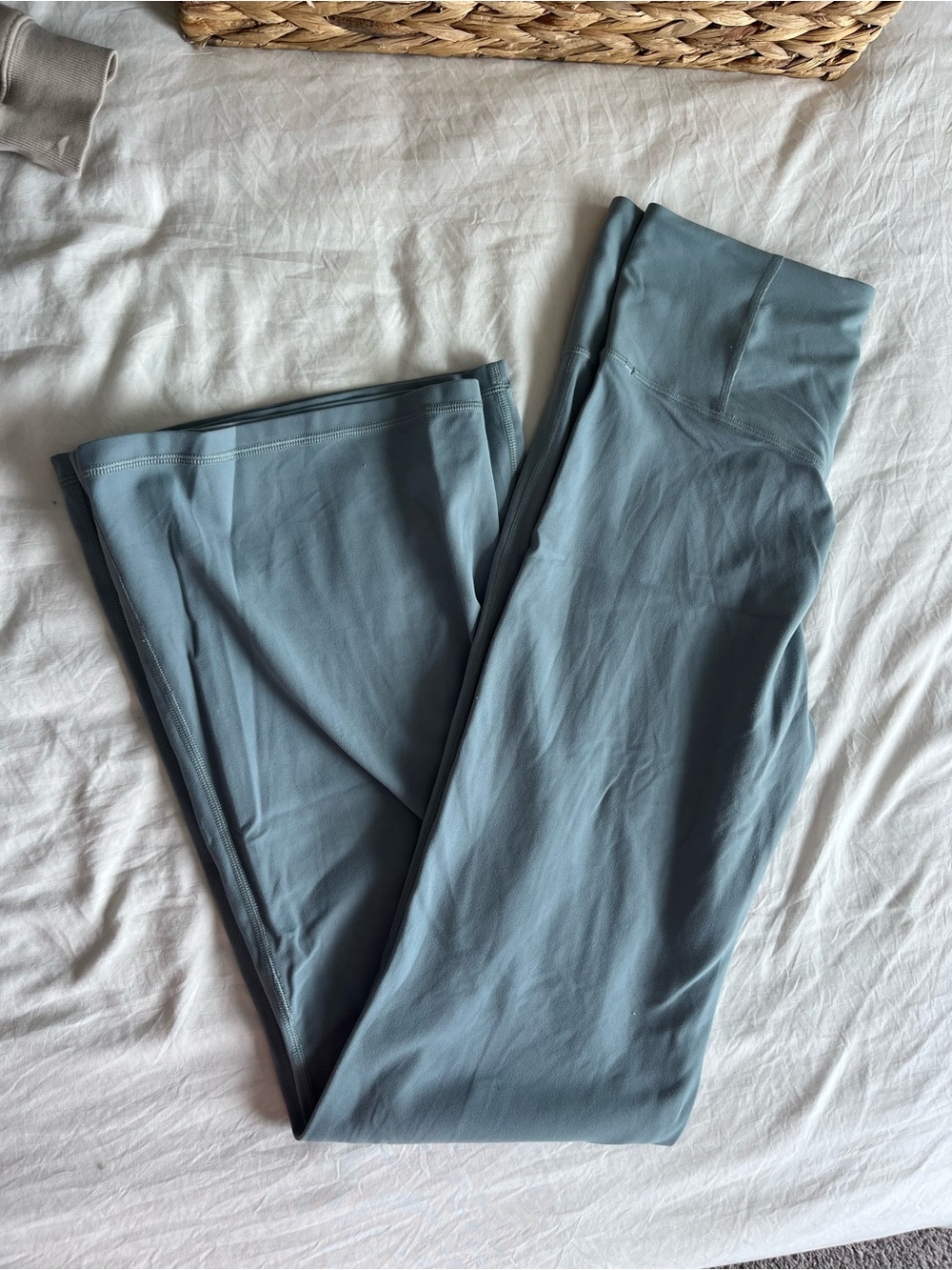 Athleta High-Rise Slate Blue Yoga Pants